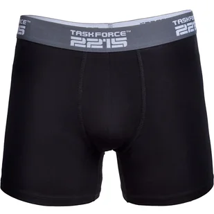 Bokserki Męskie Majtki Bawełniane Elastyczne Dopasowane Tf-2215 Czarne S - Majtki męskie - miniaturka - grafika 1