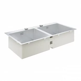 Grohe K800 Zlewozmywak stalowy dwukomorowy 102,4x51 cm stal szlachetna 31585SD1 - Zlewozmywaki - miniaturka - grafika 1