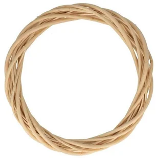 5 ozdobnych wianków wiklinowych o średnicy 30 cm - Ozdoby bożonarodzeniowe - miniaturka - grafika 1