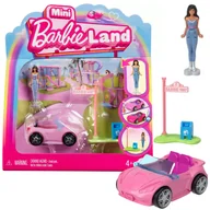 Lalki dla dziewczynek - Zestaw Mattel HYF42 Barbie mini i kabriolet - miniaturka - grafika 1