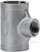 Łączniki, trójniki, kształtki - Trójnik gwintowany ze stali nierdzewnej nakrętny redukcyjny 1/2" x 1/4" - miniaturka - grafika 1