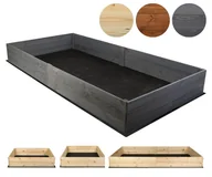 Pozostałe akcesoria do uprawy roślin - Skrzynia na warzywa XP06 /27x163x117 cm/ Szara / Wamar-Sosenka - miniaturka - grafika 1