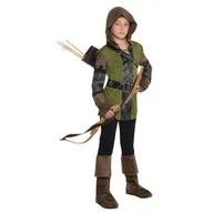 Stroje karnawałowe - Amscan König der Diebe Robin Hood kostium dla dzieci chłopcy , EU 128-140, zielony - miniaturka - grafika 1
