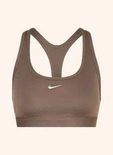 Nike Biustonosz Sportowy Swoosh lila - Biustonosze - miniaturka - grafika 1