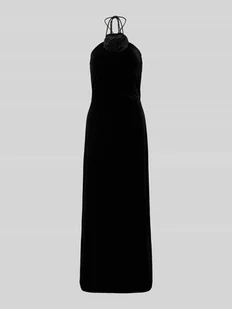 Sukienka koktajlowa z kwiatową aplikacją model ‘ROSETTA STRAP’ - Sukienki - miniaturka - grafika 1