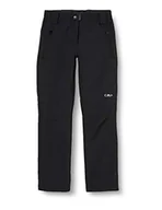 Spodnie i spodenki dla dziewczynek - CMP CMP Spodnie dziewczęce Pantaloni Softshell Termici czarny czarny 140 30A1465 - miniaturka - grafika 1