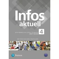 Pearson Infos aktuell 4 Język niemiecki Zeszyt ćwiczeń + kod eDesk - Filologia i językoznawstwo - miniaturka - grafika 1