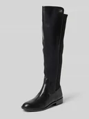 Botki damskie - Kozaki za kolano z aplikacją z logo model ‘Cursion’ - miniaturka - grafika 1