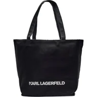Torebki damskie - Karl Lagerfeld Dwustronna shopperka K/QUOTE - miniaturka - grafika 1