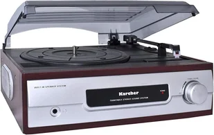 Gramofon Karcher KA 8050 33/45 RPM Paskowy RCA LED - Gramofony Gramofon Karcher KA 8050 33/45 RPM Paskowy RCA LED - Gramofony - miniaturka - grafika 1