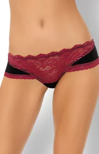 Melisina Pink figi, Kolor czarno-różowy, Rozmiar L/XL, Livia Corsetti - Intymna - Majtki damskie - miniaturka - grafika 1