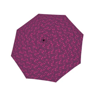 Parasol damski Doppler Fiber Magic Joy automatyczny składany fioletowy wzór - Parasole - miniaturka - grafika 1