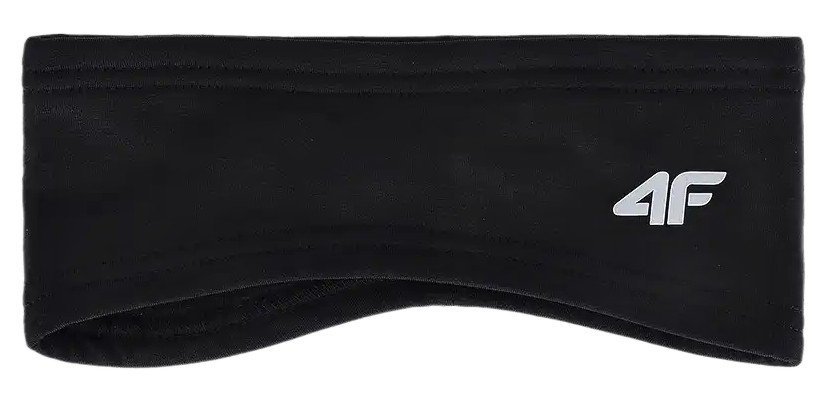 Opaska na uszy do biegania trekkingowa 4F BANU109 20S czarna S/M