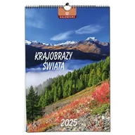 Kalendarze - Kalendarz miesięczny, 2025, B3 32,6x48cm, ścienny, Krajobrazy Świata - miniaturka - grafika 1