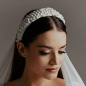 Ozdoby do włosów - Opaska pearls wish - miniaturka - grafika 1