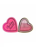 Pudry do twarzy - Makeup Revolution I Love Makeup Heart Blusher róż do policzków Bursting With Love 10g - miniaturka - grafika 1