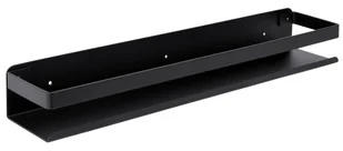 Czarna półka łazienkowa na kosmetyki 50 cm A3-S56 - Półki łazienkowe Czarna półka łazienkowa na kosmetyki 50 cm A3-S56 - Półki łazienkowe - miniaturka - grafika 1