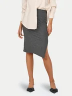 Spódnice - ONLY Spódnica ołówkowa Emma 15233600 Szary Slim Fit - miniaturka - grafika 1