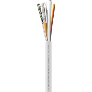 kabel hybrydowy składający się z pięciu oddzielnych kabli 2 x BITLAN®U/UTP cat.5e, 2 x BiTSAT®757 i 1 x BiTFiber®FTTH 2J, MULTIBiT 2xCOAX-75 2xUTP5E 1xFTTH2J LSOH; BITNER - Kable miedziane - miniaturka - grafika 1