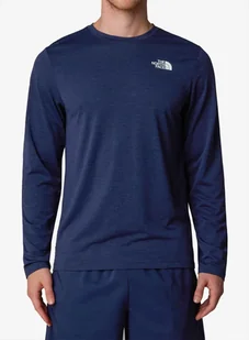 Bluza bez kaptura The North Face 24/7 L/S Tee - summit navy dark heather - Bluzy sportowe damskie - miniaturka - grafika 1