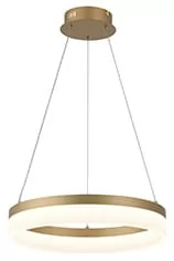 Cornelia - lampa wisząca 1 płomienna LED złoty malowany 330601-09    w koszyku) - Lampy sufitowe - miniaturka - grafika 1