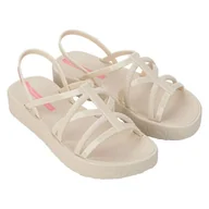 Sandały damskie - Sandały Ipanema Diversa Flatform 27238 BH324 beżowy - miniaturka - grafika 1