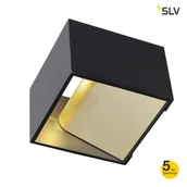 Lampy ścienne - Spotline Kinkiet LED LOGS 2000K-3000K kol czarny 1000638) SLV - miniaturka - grafika 1