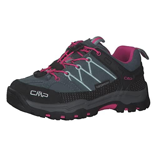 Campagnolo Dziecięce buty trekkingowe Rigel Low Wp, uniseks, Mineral Green Purple Fluo, 35 EU