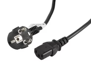 LANBERG LANBERG Kabel zasilający CEE 7/7 IEC 320 C13 VDE 5M czarny (CA-C13C-11CC-0050-BK) - Kable komputerowe i do monitorów - miniaturka - grafika 2