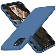 Etui i futerały do telefonów - Silikonowe etui na telefon kompatybilne z iPhone 14 6,1 cala, miękkie tylne etui z ochroną aparatu, silikonowe etui odporne na zarysowania, Lake Blue - miniaturka - grafika 1