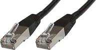 Patchcordy - MicroConnect RJ-45/RJ-45 kat.6 F/UTP Czarny 15m STP615S - miniaturka - grafika 1