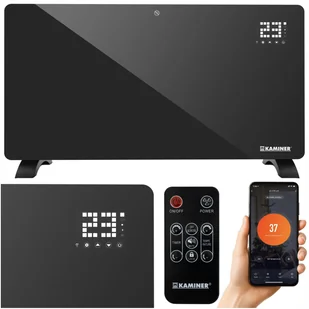 Grzejnik elektryczny szklany Zelva Kaminer 26572 - Grzejniki pokojowe - miniaturka - grafika 1