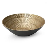 Tace i patery - Misa Dekoracyjna Metalowa 37X37X12 Złota + Czarna - miniaturka - grafika 1