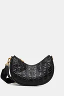 Torebki damskie - Lacoste torebka skórzana kolor czarny NF4710MH - miniaturka - grafika 1