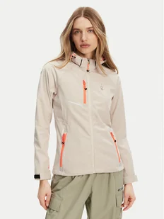 Aulp Kurtka softshell Rossa Beżowy Regular Fit - Odzież trekkingowa damska - miniaturka - grafika 1