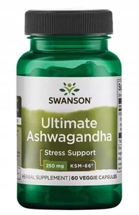 SWANSON Ashwagandha KSM-66 ekstrakt - 60 kapsułek - Suplementy naturalne - miniaturka - grafika 1