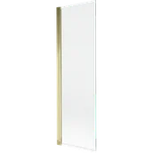 Parawany nawannowe - Mexen Mist parawan nawannowy 1-skrzydłowy 70 x 150 cm, transparent, złoty - 8A9-070-001-50-00 - miniaturka - grafika 1