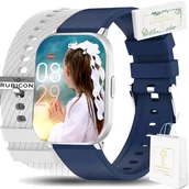Smartwatch - Rubicon RNCF34 Granatowy, Szary - miniaturka - grafika 1