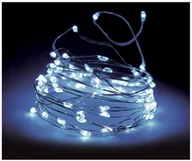 Oświetlenie świąteczne - Lampki na druciku 100 LED świąteczne 5m dekoracyjne IP20 zimne białe - miniaturka - grafika 1