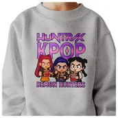 Bluzy dla dziewczynek - BLUZA DZIECIĘCA K-POPOWE ŁOWCZYNIE DEMONÓW HUNTRIX 104 BAWEŁNIANA - miniaturka - grafika 1