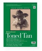 Podobrazia, bloki, papiery - Blok Szkicowy 400 Toned Tan Strathmore 118G, 24K 28X36  Na Spirali - miniaturka - grafika 1