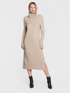 Sukienki - ONLY Sukienka dzianinowa Brandie 15214595 Beżowy Regular Fit - miniaturka - grafika 1