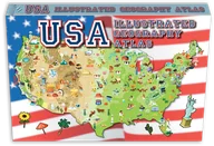 Pomoce naukowe - Oprogramowanie Didakta USA - Illustrated Geography Atlas - miniaturka - grafika 1