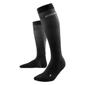 Skarpetki sportowe męskie - CEP Skarpety kompresyjne damskie ULTRALIGHT SOCKS TALL V3 black/grey - miniaturka - grafika 1