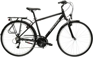 Rower trekkingowy Kross Explorer 2.0 M 28 L(21") czarny/srebrny połysk - Rowery - miniaturka - grafika 1