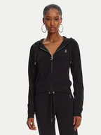 Bluzy damskie - Juicy Couture Bluza Ola JCWAS125310 Czarny Slim Fit - miniaturka - grafika 1