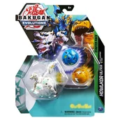 Figurki dla dzieci - Bakugan Evolutions zestaw startowy Howlkor Ultra Neo Pegatrix i Trox - miniaturka - grafika 1