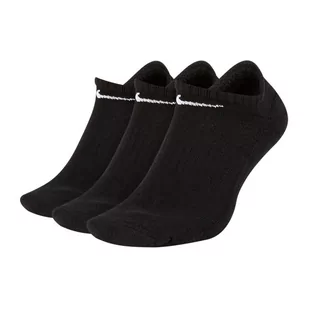 Skarpety Nike Everyday Cushion No Show 3Pak M SX7673 (kolor Czarny, rozmiar 39 - 42) - Skarpetki damskie - miniaturka - grafika 1