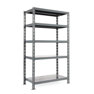 Regał półkowy 1800x1600x600 mm, 5 półek, nośność półek 200 kg, podstawowy - Szafy i regały magazynowe - miniaturka - grafika 1