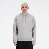 Bluzy męskie - Bluza męska New Balance MT41508AG szara - miniaturka - grafika 1